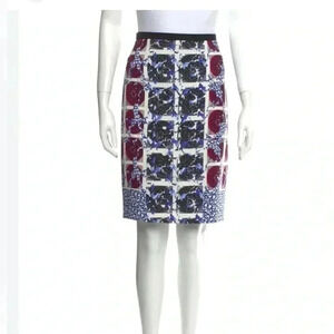 Peter Piloto Knee- Length Abstract Pencil Skirt - US 8/ UK  12